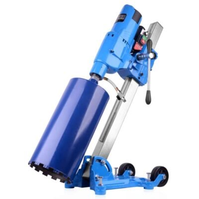 STAKO Professioneller Kernbohrmaschine mit kraftvollem 4350 Motor – mit neigbaren 70° Bohrständer – Bohrdurchmesser Max. Ø 305 mm – Diamant Kernbohrgeräte für beton 760 U/min – Kernbohreinheit