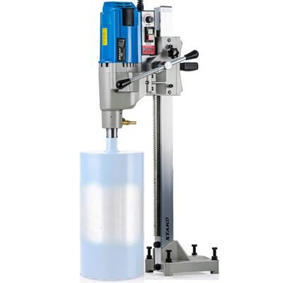 STAKO Professioneller Kernbohrmaschine mit kraftvollem 4250 Motor – mit Kernbohrständer – Bohrdurchmesser Max. Ø 255 mm – Diamant Kernbohrgeräte für beton 0-560 U/min – Kernbohreinheit mit PRCD-Schut